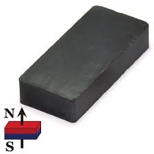 Imã de Ferrite Bloco 20mmx20mmx50,8mm - Dicomag